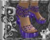 *P* Glam Sandals Purple
