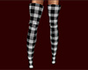 BW Socks Plaid Tall (F)