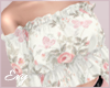 Spring Rose Ruffle Top