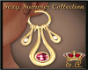 SS Pink Diamond Earrings