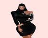 A.E! Snake Black Dress