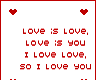 $V$ love is love