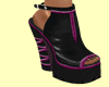 SR! Purple Black Shoes