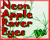 Neon Apple Raver Eyes