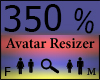 Any Avatar Size,350%