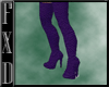 (FXD) Purple Thigh Boots
