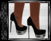 Black & Silver Heels