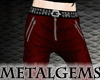 CEM Red Goth Pants Boots