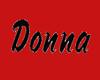Donna Name Sticker 2 