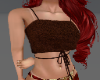 DJM Brown Fur Top