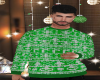 Mens Green Xmas Sweater