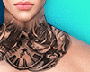 Time Neck Tattoo