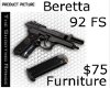 Beretta 92FS Furniture
