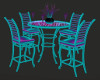 Neon Club Table & Chairs