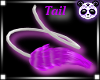 Purple white tail
