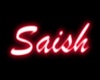 {AS} Neon Sign Saish