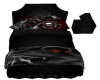 Black Skull Bed