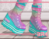 Pastel Toxic Boots