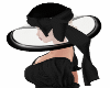 Black & Clear Derby Hat