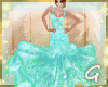 G- Laced Aqua Gown