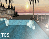 Coastal sunset deco