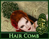 Flamenco Hair Comb Green