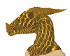 gold dragon head