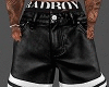 +LEATHER JEANS BLACK+
