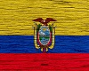 Ecuador Flag Wooden Art