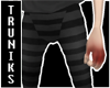 Grey/Blak striped tights