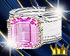 Pink 15 Ct Plat Eng Ring
