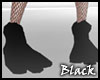 BLACK bunny feet
