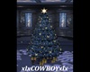 Blue Christmas tree