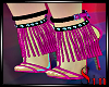 Pink Tassle Heels