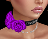 H/Purple Rose Choker