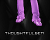 TB Lilac Suit Shoes