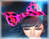 B*LEOPARD PINK HAIRBOW