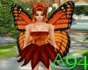 [A94] Orange Fairy Dress
