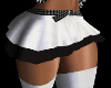 Black& white  mini skirt
