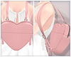 Heart Backpack - pink