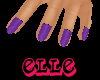 ~Elle~ Purple Nails