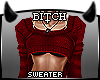 !B Sexy Red Sweater