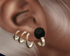 Goldene Earrings