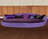 purple cuddle couch