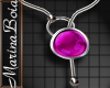 -MB-Pink Planet Necklace