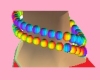 Rainbow animated collar