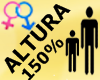 SCALER ALTURA 150%
