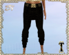 ![T] Black Gold Jeans