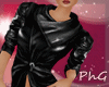 PhG]Leather Jacket BlacK