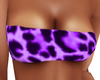 purple cheetah tube top